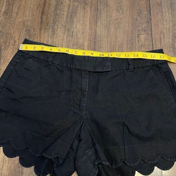 J. Crew Linen Scalloped Shorts - Picture 7 of 9